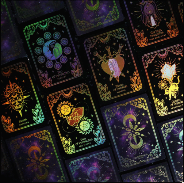 Crystalstruck Tarot Card Deck - Golden Aura Edition - Image 2