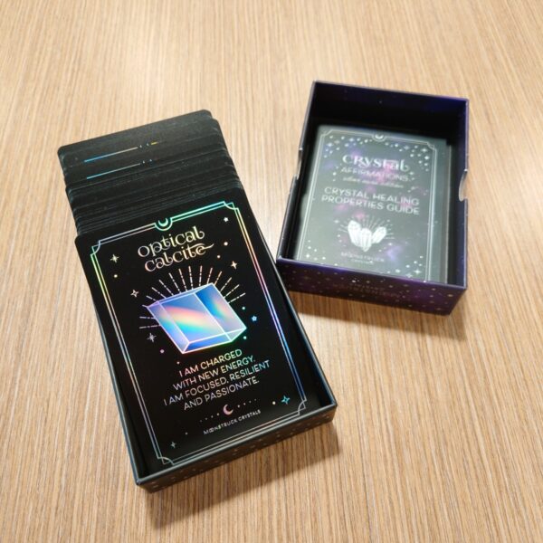 Crystal Affirmations Card Deck - Silver Aura Edition - Image 3