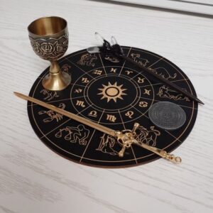 四元素儀式 | 魔法祭壇套組 (不包括圖中木底盤)